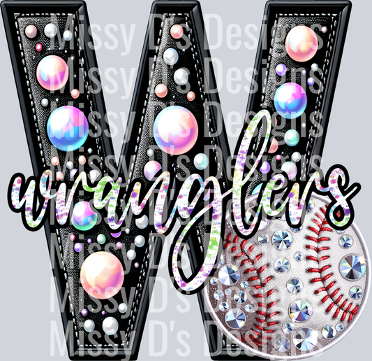 leather baseball wranglers