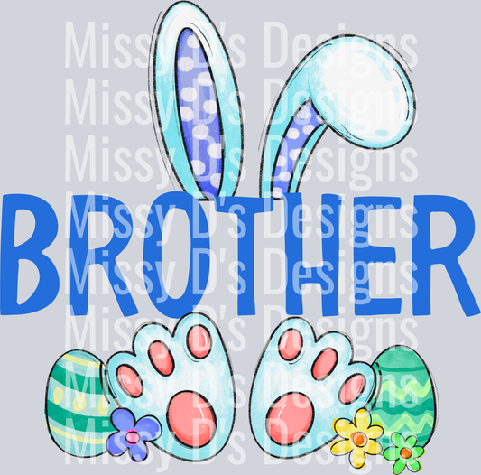 Easter family brother bunny