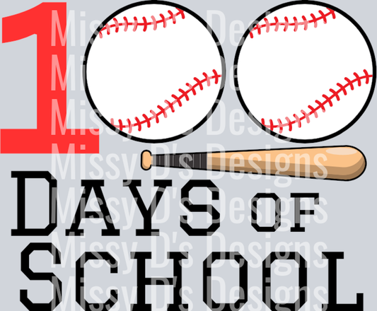 Baseball 100 days of school