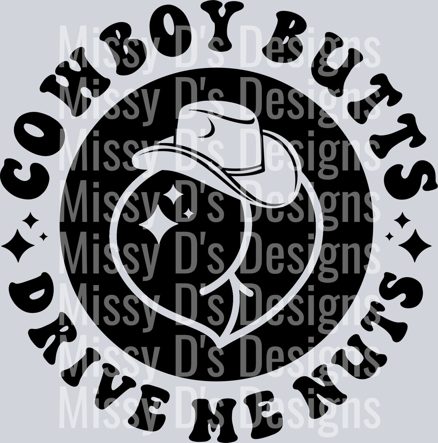 Cowboy Butts Drive Me Nuts Pocket Design