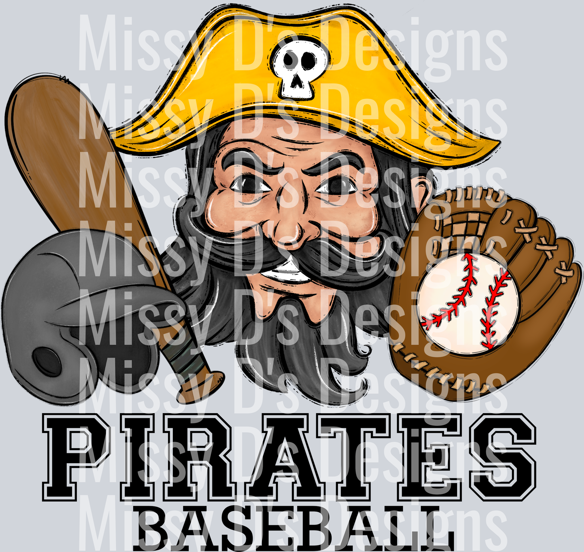 PiratesYellowBaseball