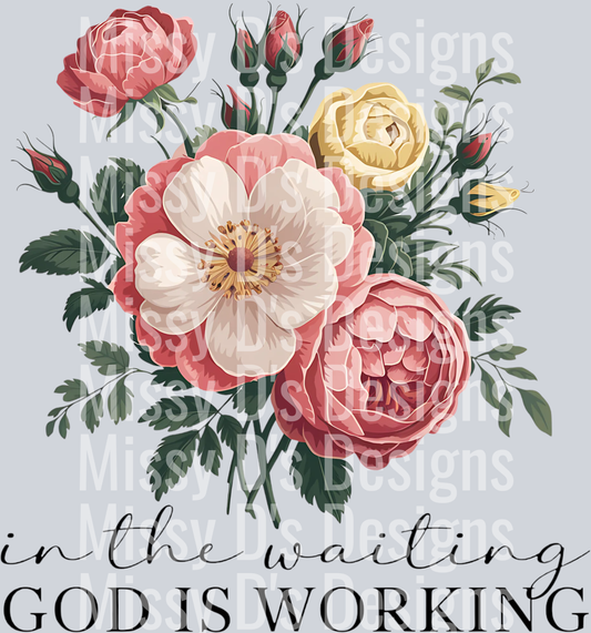 In the waiting God is working PNG