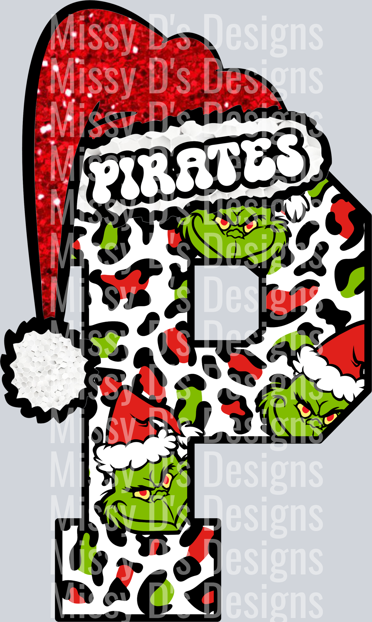 pirates green p christmas