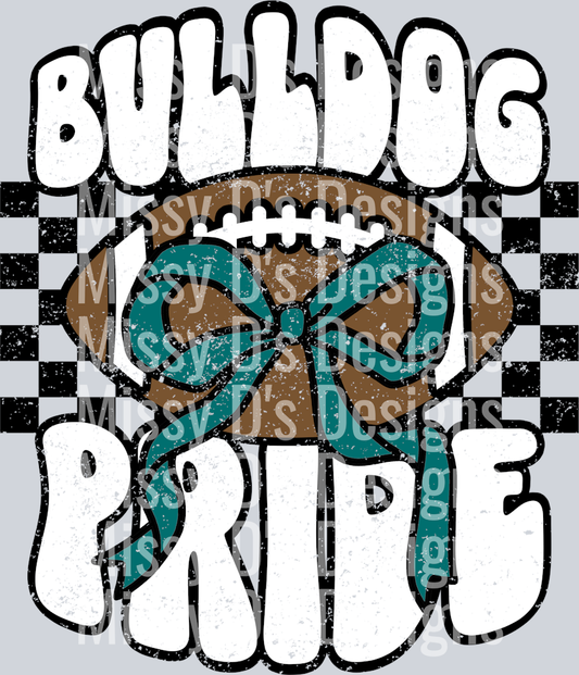Teal Bulldog Pride
