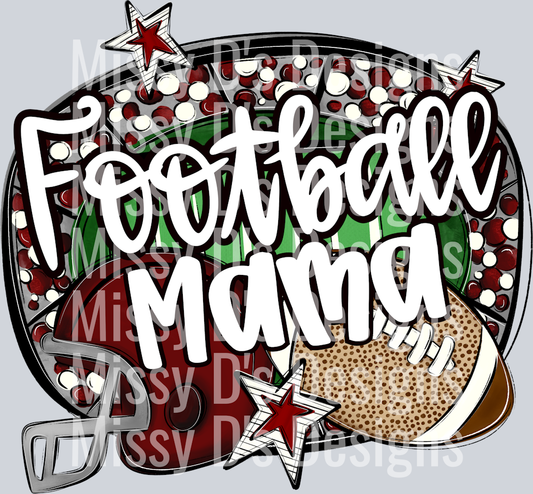 FOOTBALL MAMA MAROON