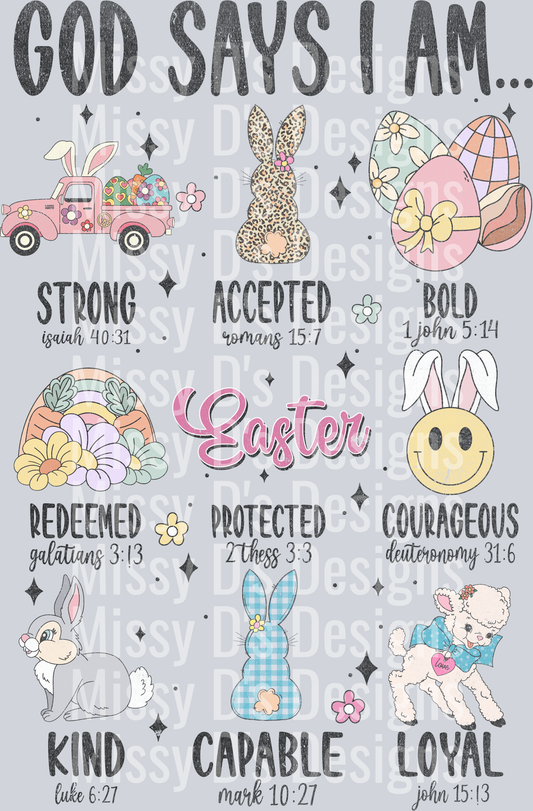 God says I am Easter