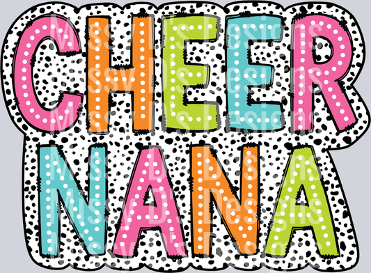 Cheer Nana Dalmatian Dots PNG
