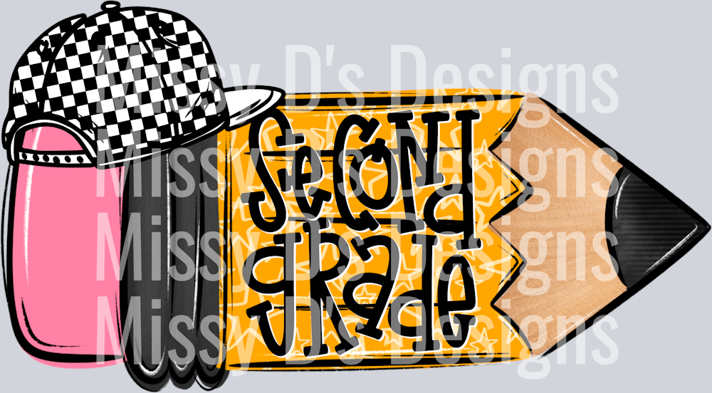 SchoolPencilDoodleBoySecondGrade