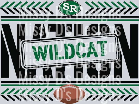 wildcat nation black green