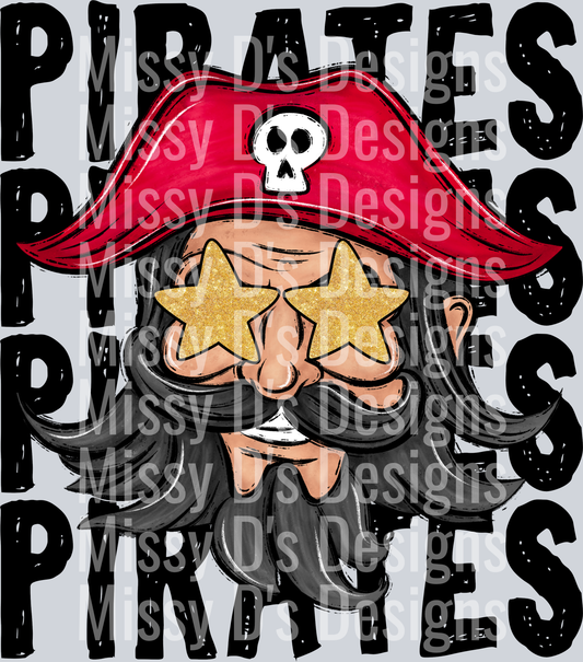 pirates red