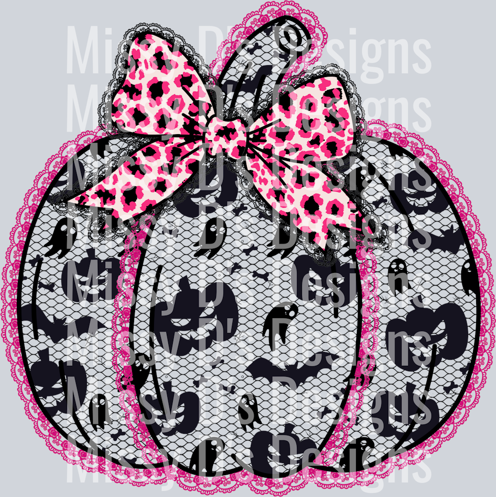 Lace Pumpkin Coquette Halloween