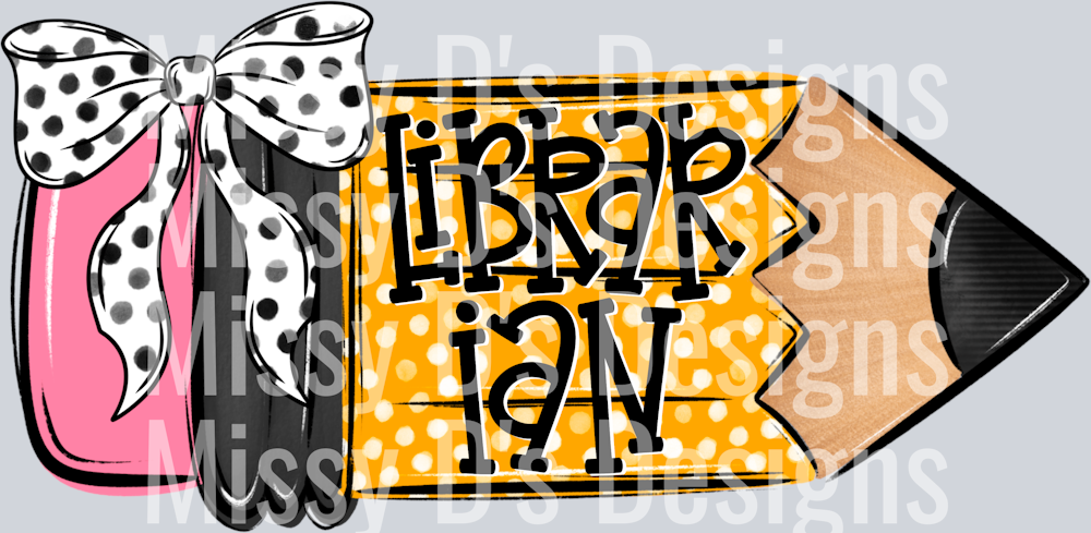 SchoolPencilDoodleLibrarian