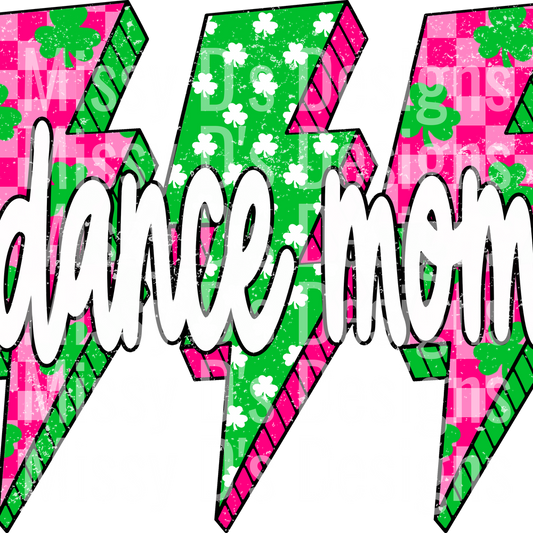 St Patrick Lightning Bolt dance mom