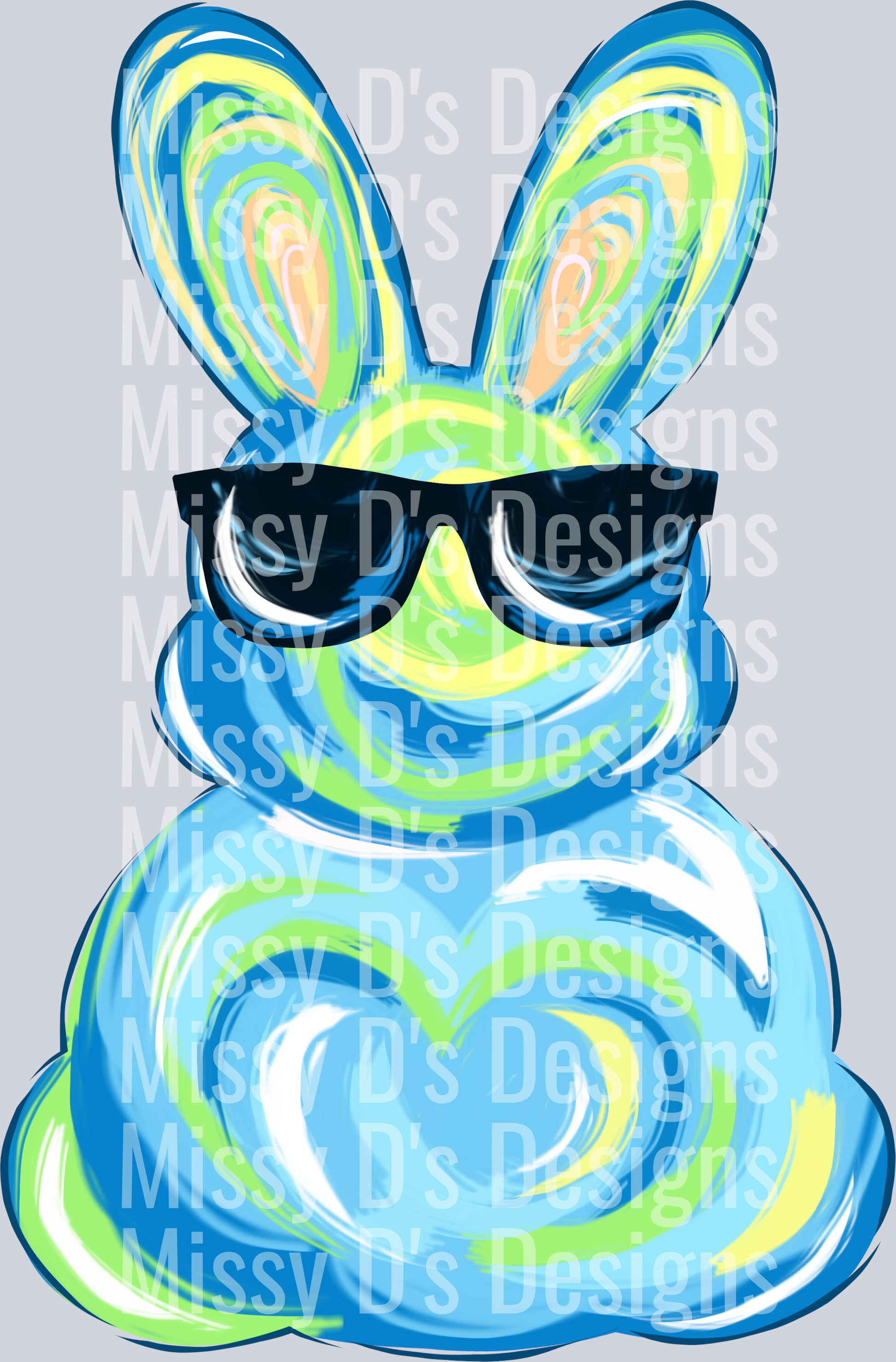 Brushstroke Bunny 2