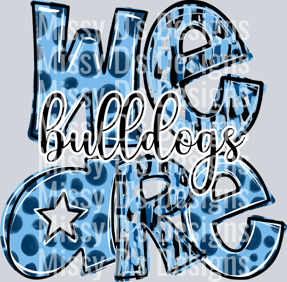 Col Blue We are bulldogs