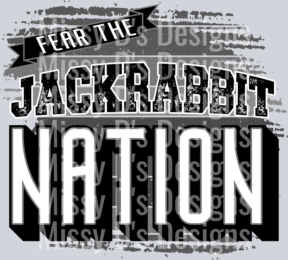 fear the mascot nation JACKRABBIT