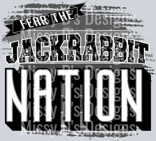 fear the mascot nation JACKRABBIT