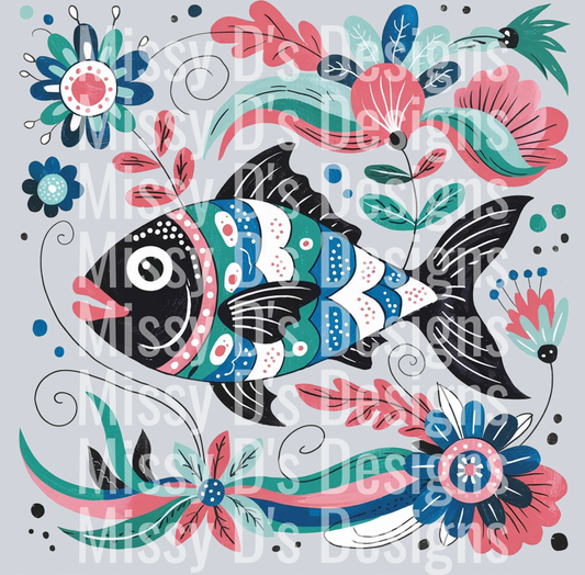 Floral Fish Flowers