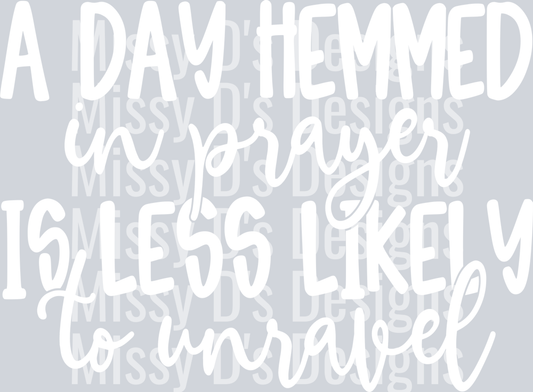 ADayHemmedInPrayer White - Copy