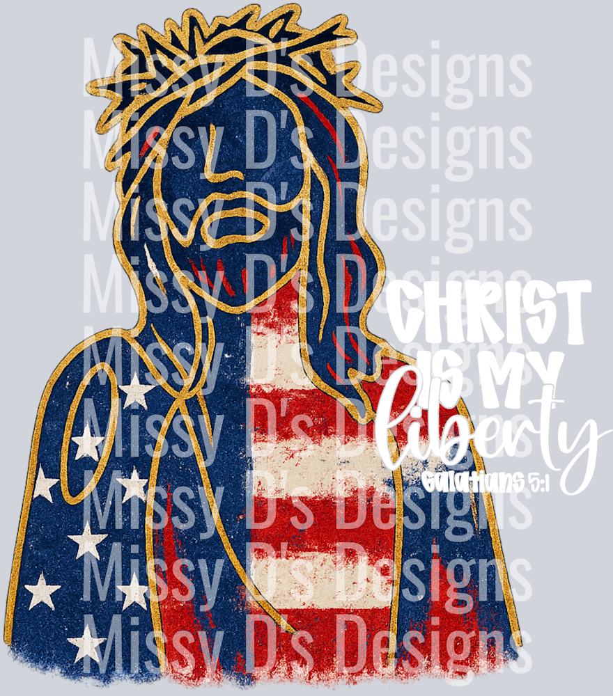 ChristismyLiberty White