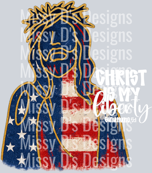 ChristismyLiberty White