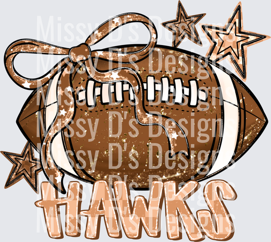 FootballMascot Hawks