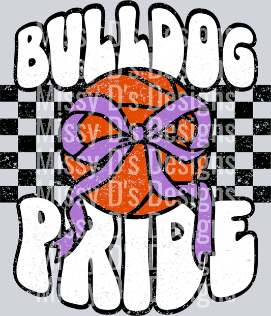 Lavender Basketball Bulldog Pride
