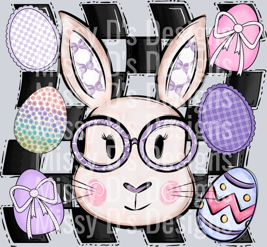 PURPLE BUNNY EGG
