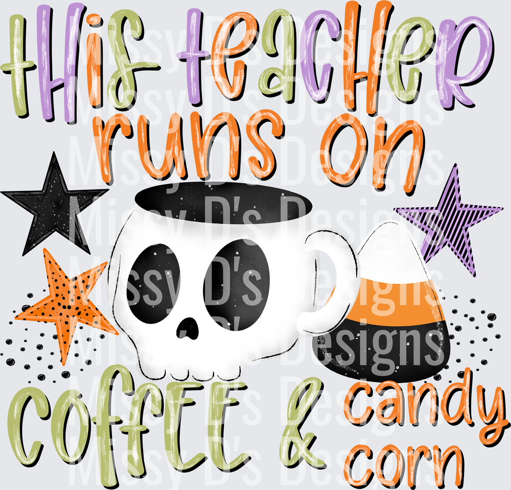 cofee and candy corn_
