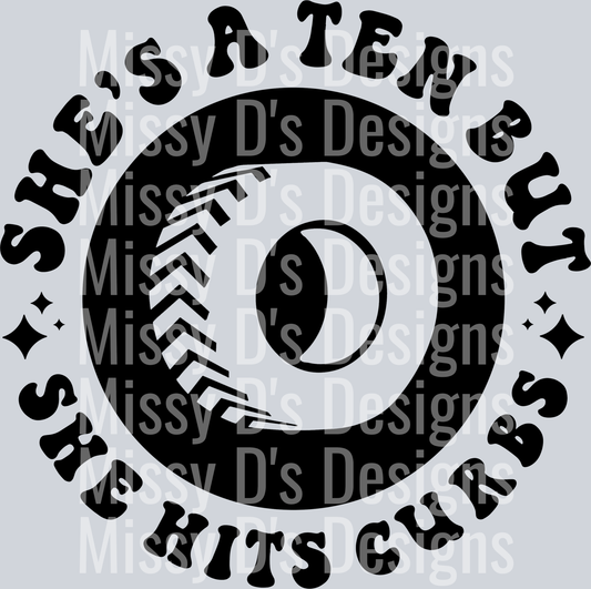 Shes A Ten But She Hits Curbs Pocket Design