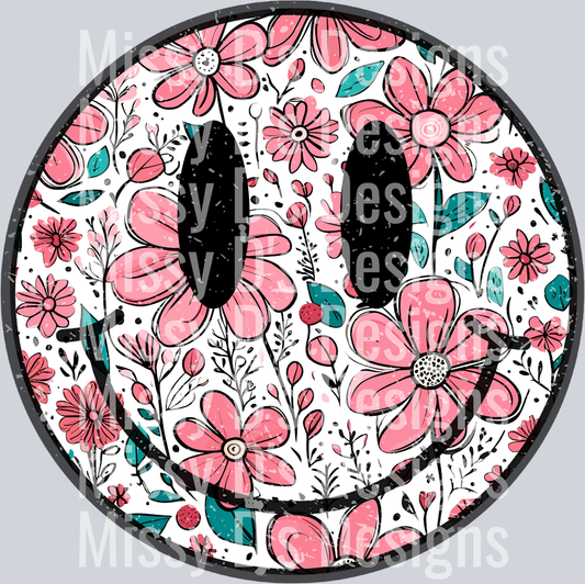 floral smiley