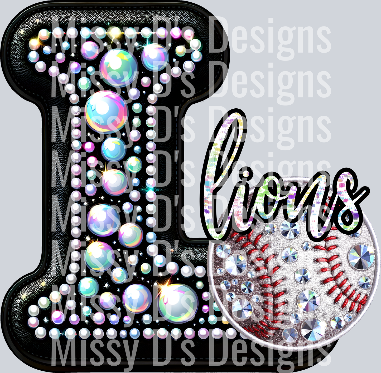leather baseball lions