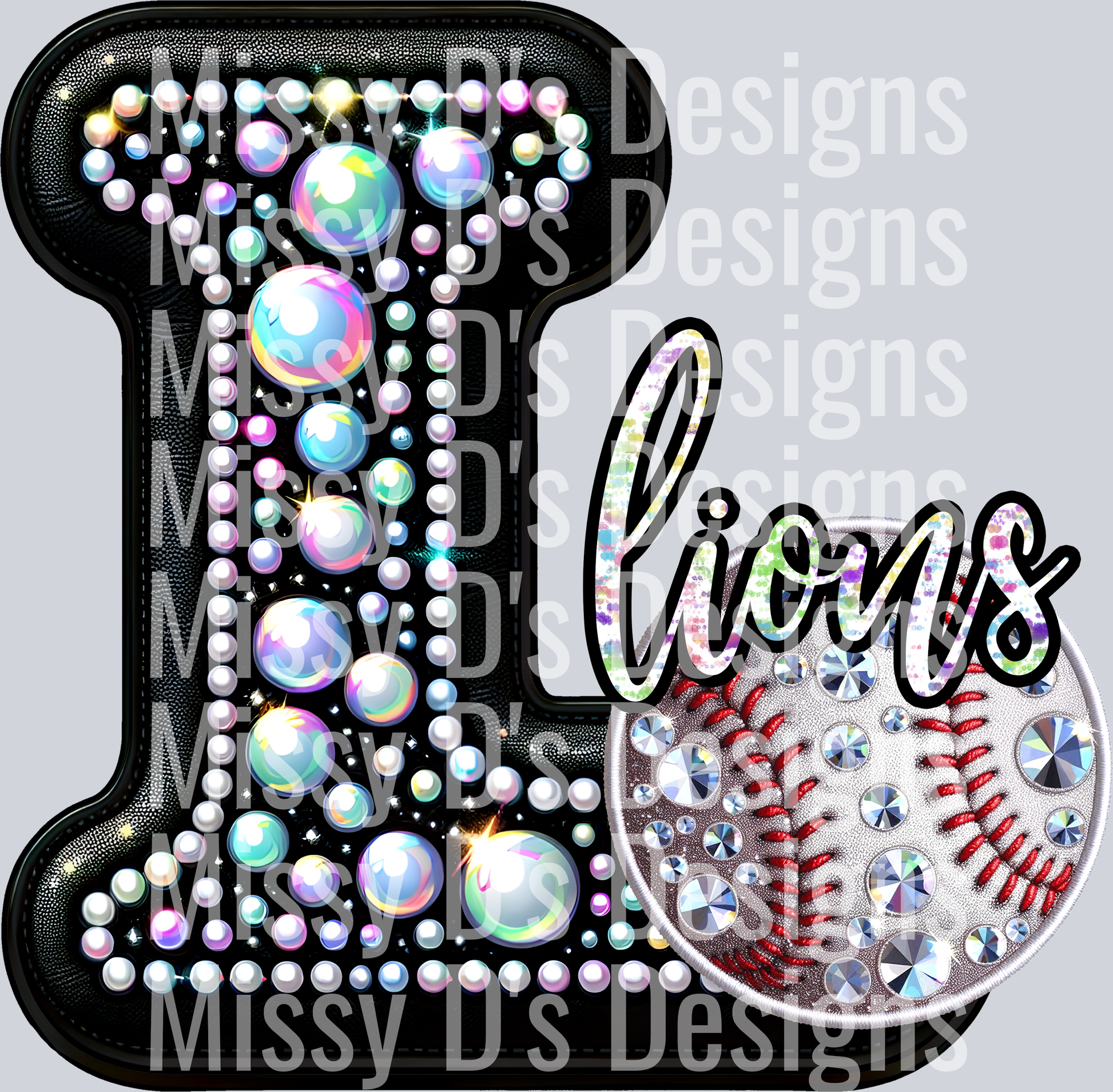 leather baseball lions