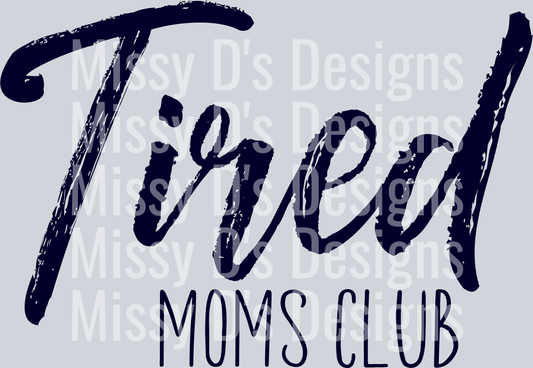 tiredmomsclubBLUE