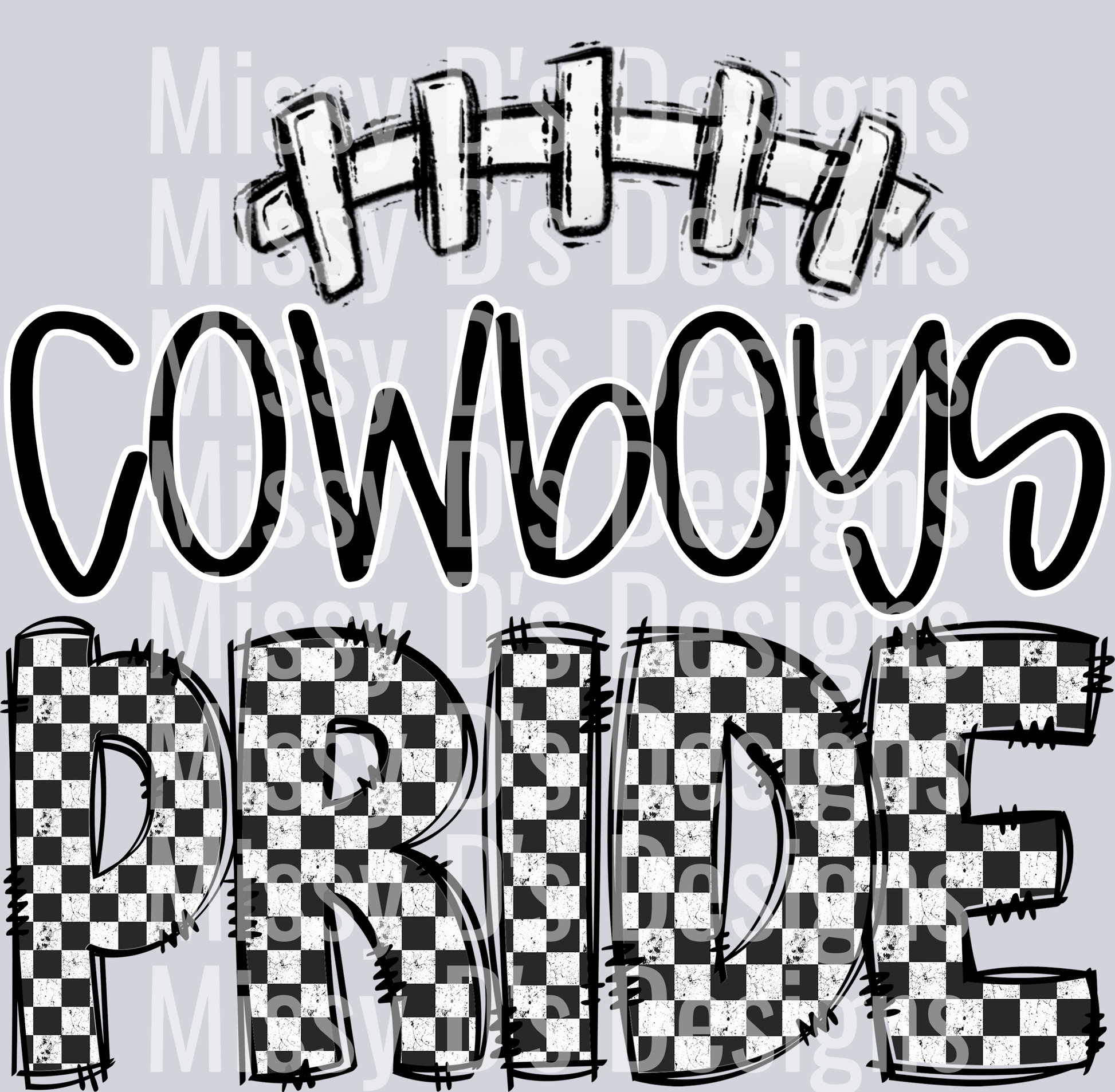 checkered PRIDE cowboys