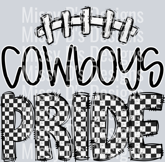 checkered PRIDE cowboys