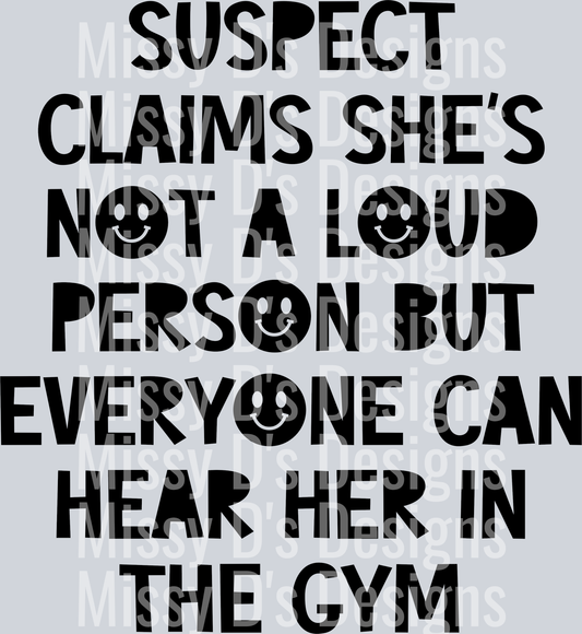 Suspect-ClaimsShesNotLoudGym
