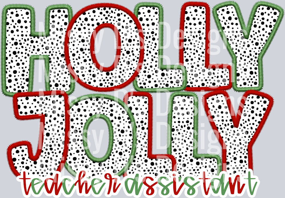 HOLLY JOLLY TEACHER ASSISTANT