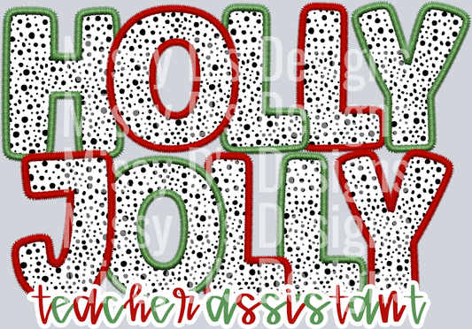 HOLLY JOLLY TEACHER ASSISTANT