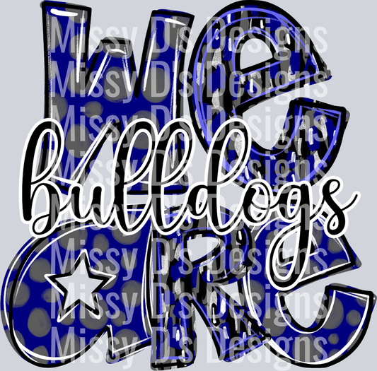 navy We are bulldogs
