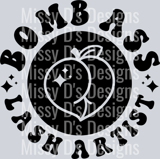 Bomb Ass Lash Artist Pocket Design