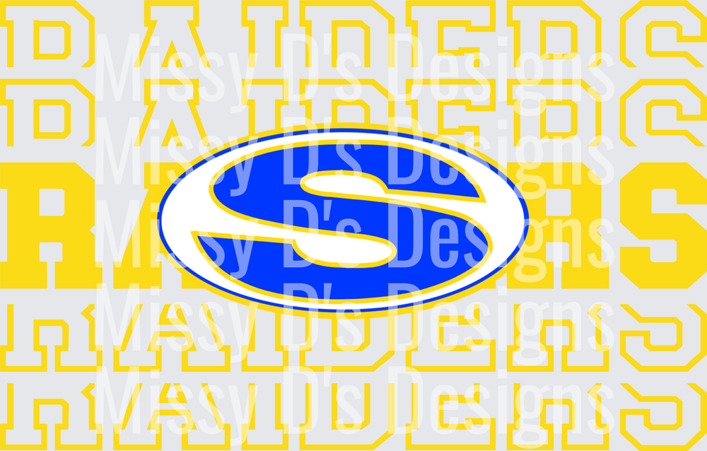 Stacked Mascot Sunnyvale Raiders