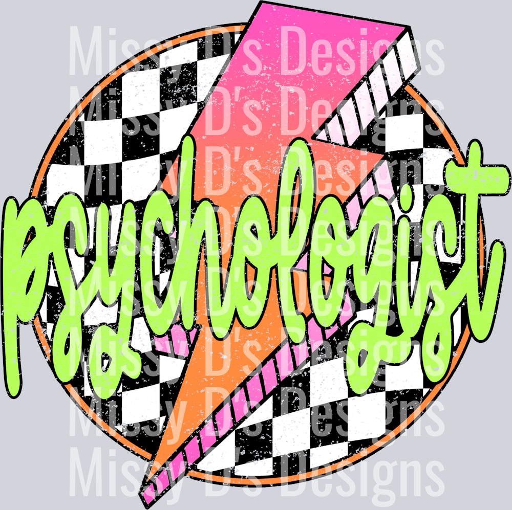 Checkered Lightning Psychologist