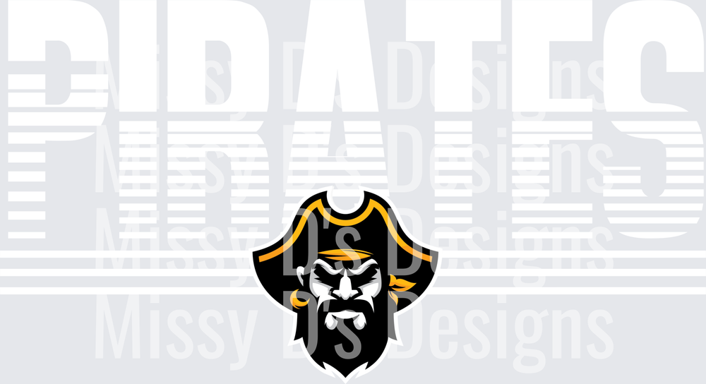 lined pirates white