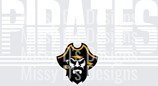 lined pirates white