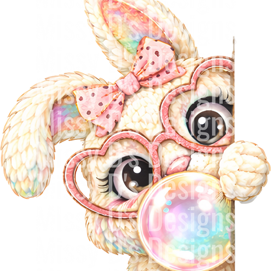Faux Yarn Easter Png Easter Bunny Png