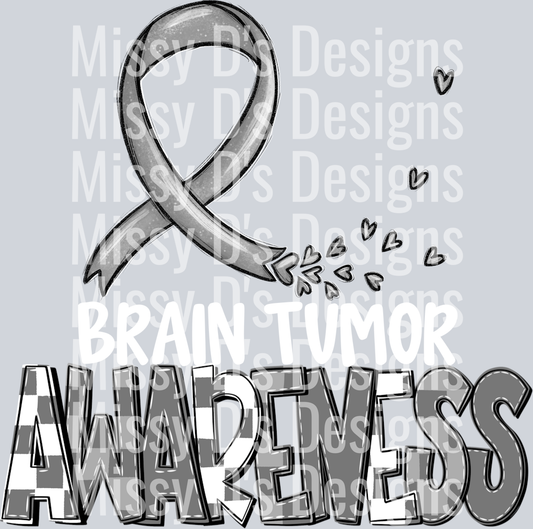 AwarenessBrainTumor White