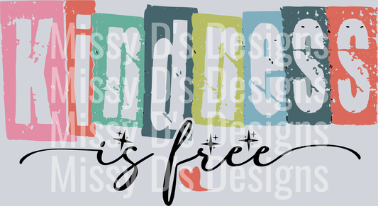 kindness is free