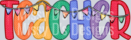 rainbow teacher embroidery 2