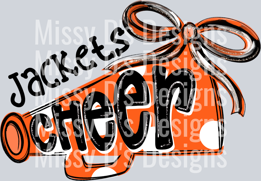 Jackets cheer megaphone
